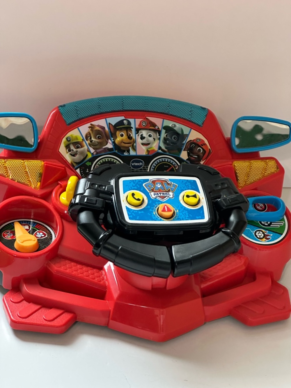 Paw Patrol Red and Black Interactive Steering Wheel Playset
